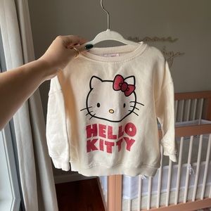 Zara hello kitty oversized sweatshirt